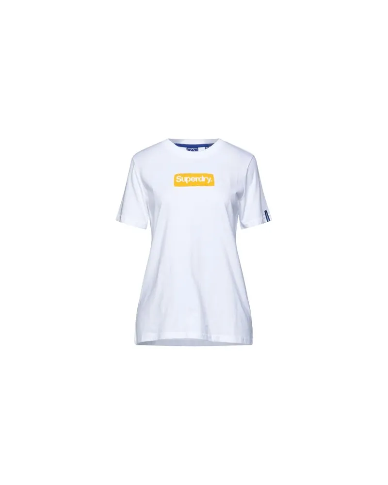 Superdry. TOPS - T-shirtsauf YOOX.COM Weiß