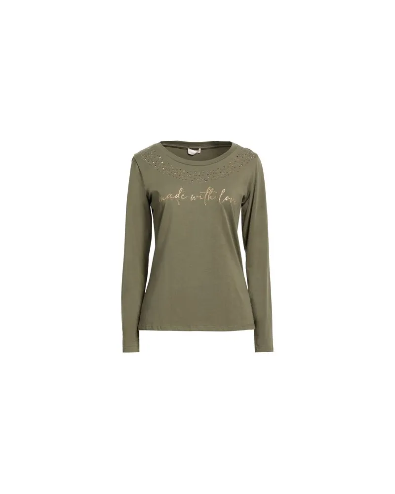 Liu Jo TOPS - T-shirtsauf YOOX.COM Militärgrün