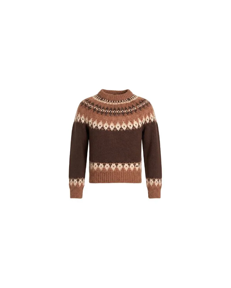 Dsquared2 STRICKWAREN - Pulloverauf YOOX.COM Braun