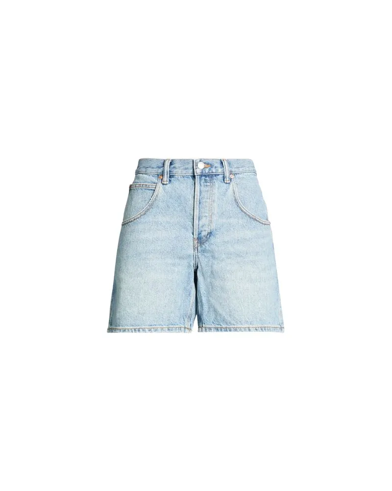 Alexander Wang HOSEN & RÖCKE - Jeansshortsauf YOOX.COM Blau