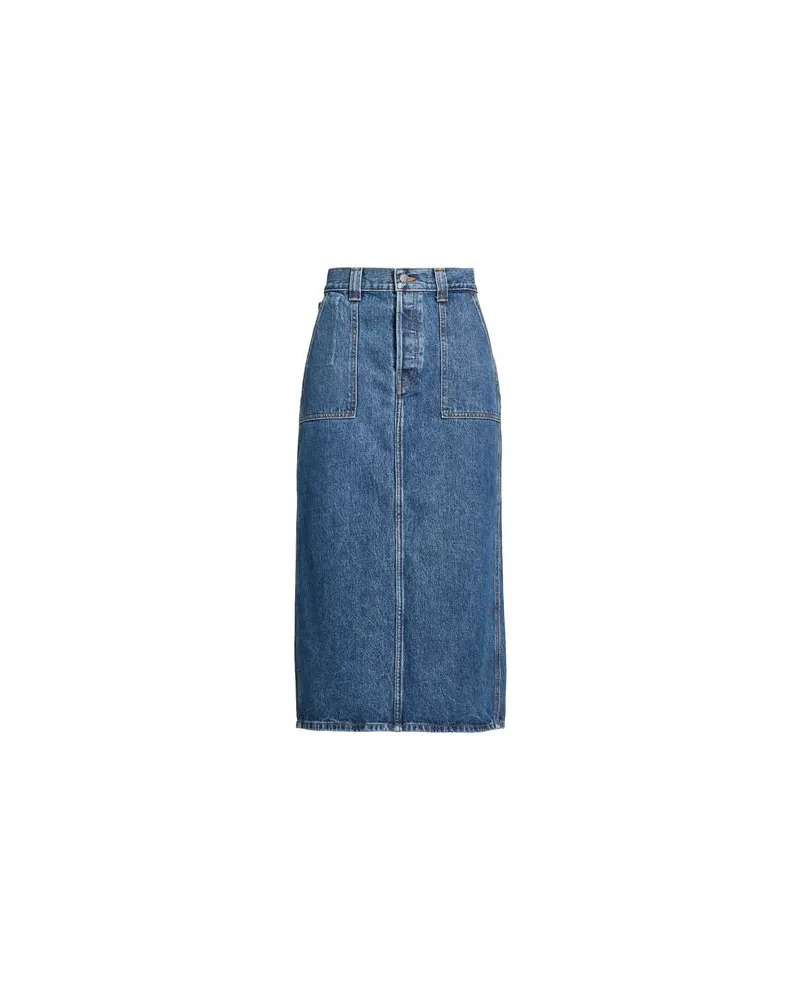 KHAITE HOSEN & RÖCKE - Jeansröckeauf YOOX.COM Blau