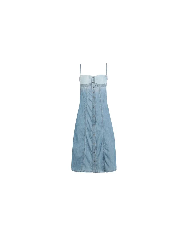 Diesel DE-DRESSY  - KLEIDER - Midi-Kleiderauf YOOX.COM Blau