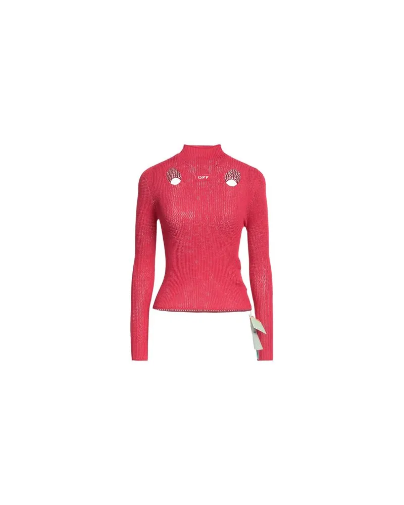 OFF-WHITE STRICKWAREN - Rollkragenpulloverauf YOOX.COM Rot