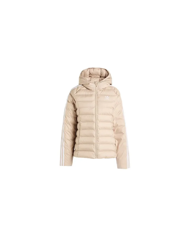 adidas JACKEN & MÄNTEL - Pufferjacken & Daunenjackenauf YOOX.COM Beige