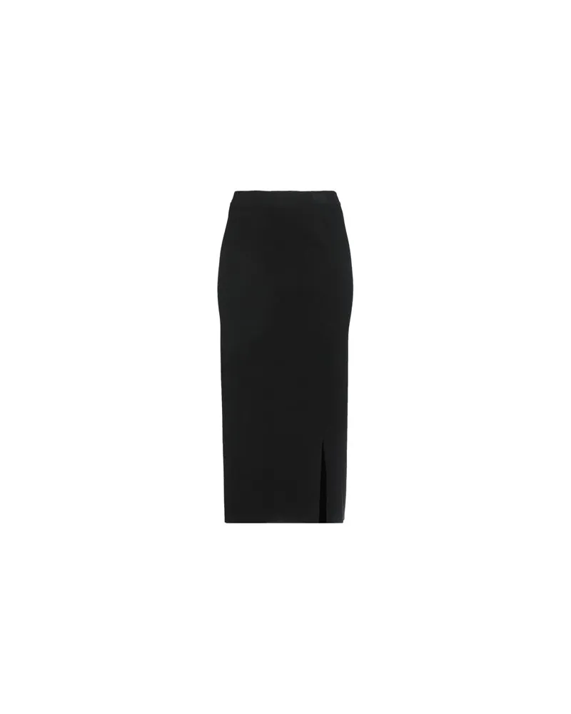 ROSSOPURO HOSEN & RÖCKE - Midi-Röckeauf YOOX.COM Schwarz