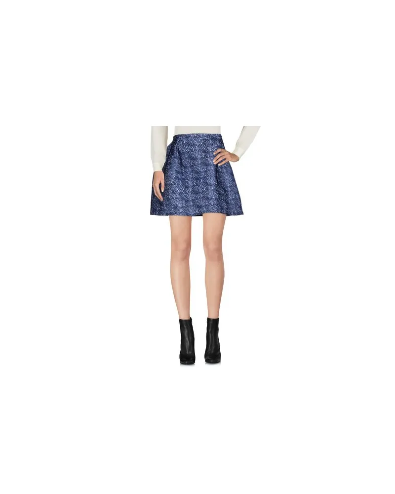 Elisabetta Franchi HOSEN & RÖCKE - Miniröckeauf YOOX.COM Blau