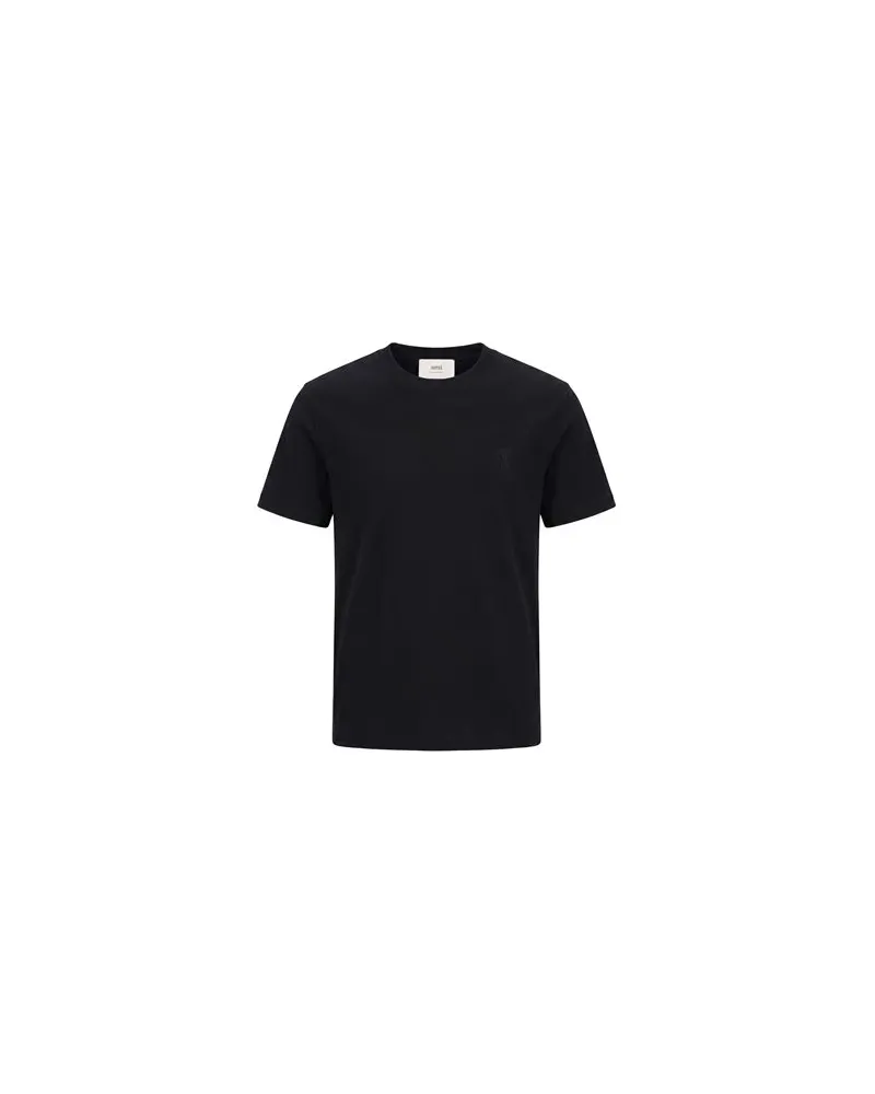 AMI Paris TOPS - T-shirtsauf YOOX.COM Schwarz