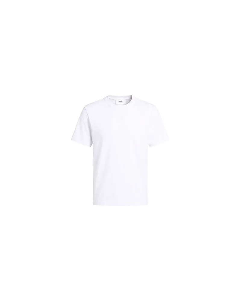 AMI Paris TOPS - T-shirtsauf YOOX.COM Weiß
