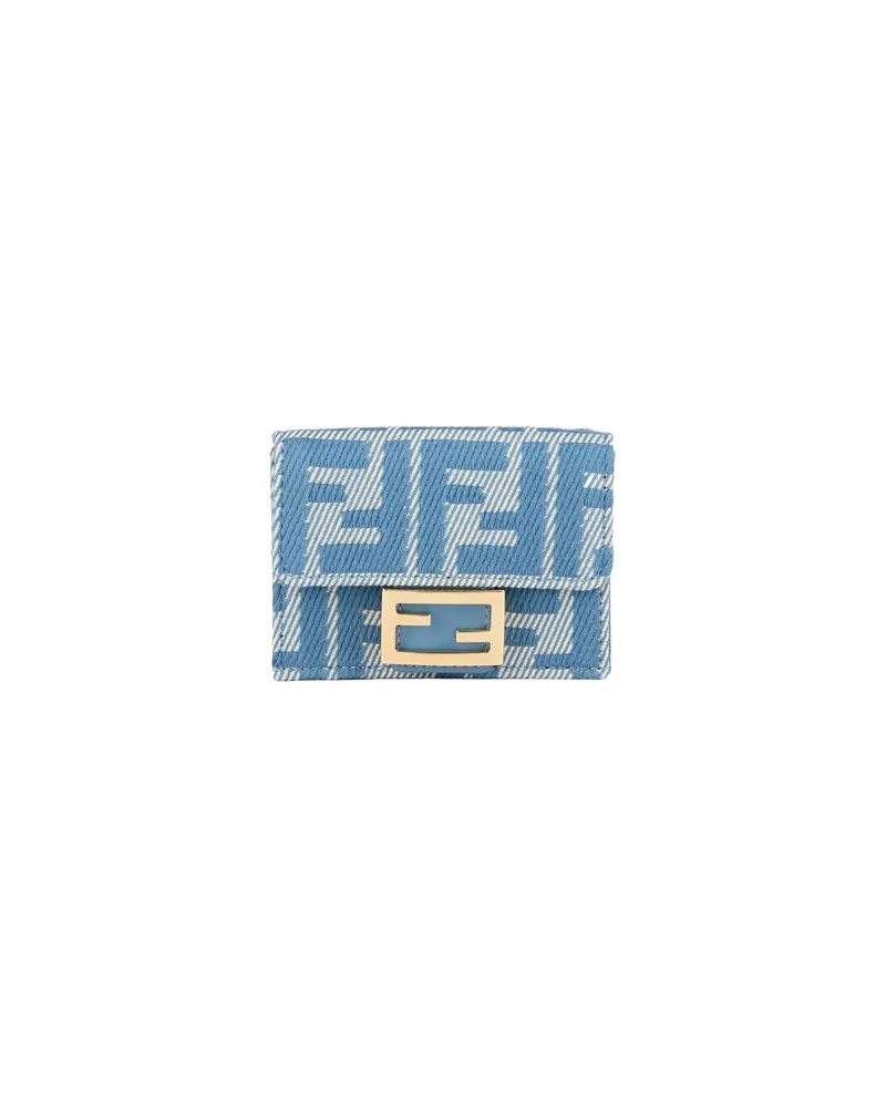 Fendi Kleinlederwaren - Brieftaschenauf YOOX.COM Hellblau