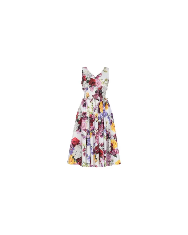 Dolce & Gabbana KLEIDER - Midi-Kleiderauf YOOX.COM Weiß