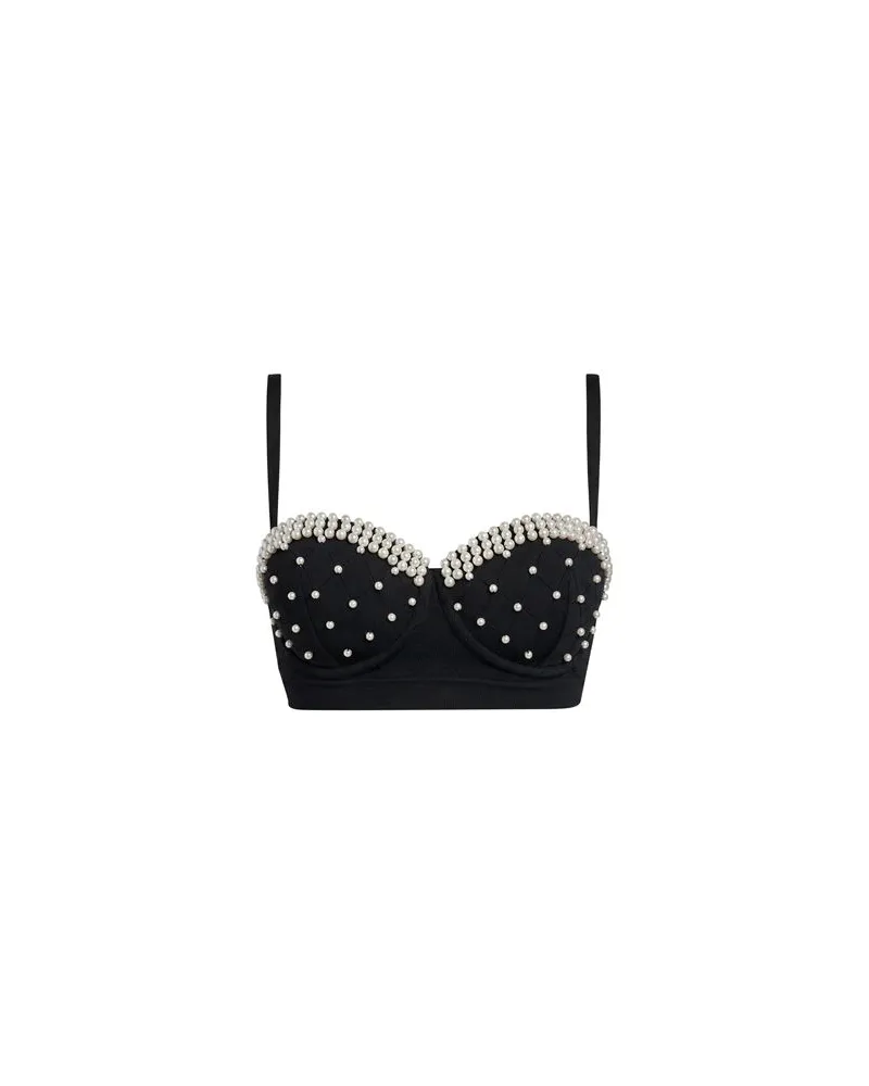 Elisabetta Franchi TOPS - Topsauf YOOX.COM Schwarz