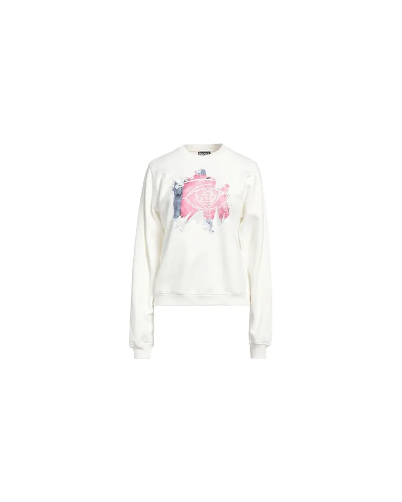 Diesel TOPS - Sweatshirtsauf YOOX.COM Weiß