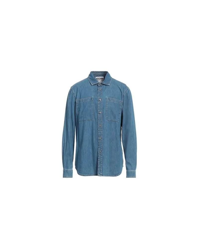 Moschino TOPS - Jeanshemdenauf YOOX.COM Blau