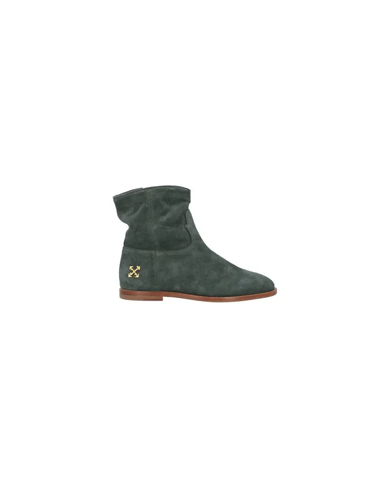 OFF-WHITE SCHUHE - Stiefelettenauf YOOX.COM Dunkelgrün
