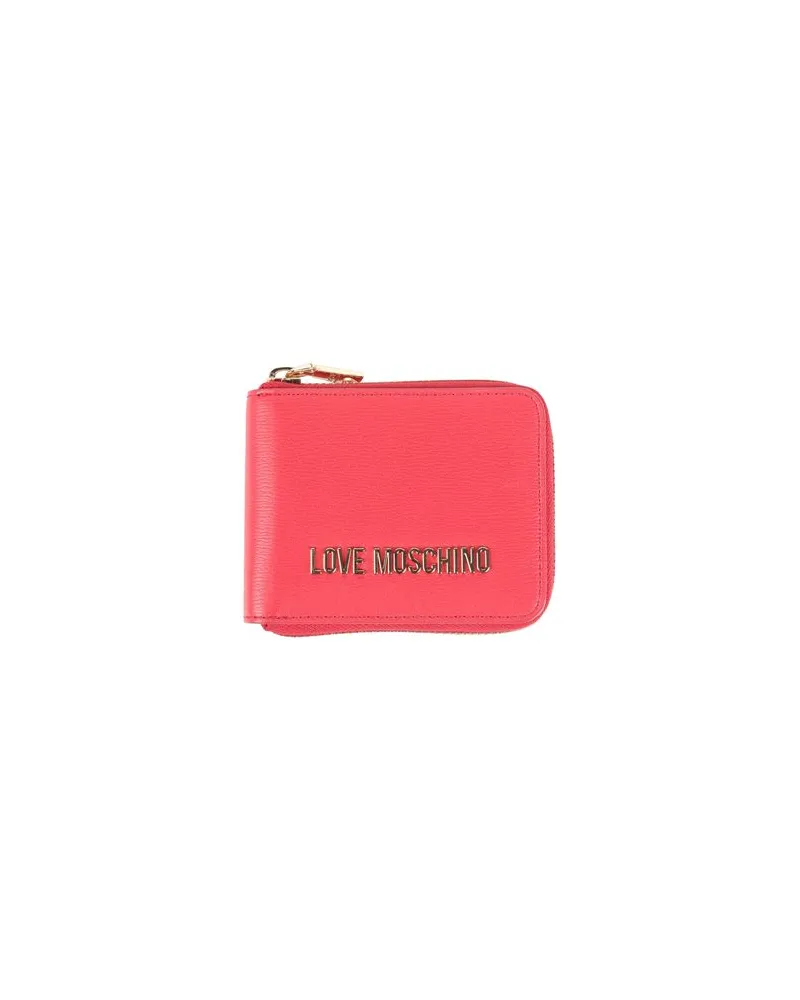 Moschino Kleinlederwaren - Brieftaschenauf YOOX.COM Rot