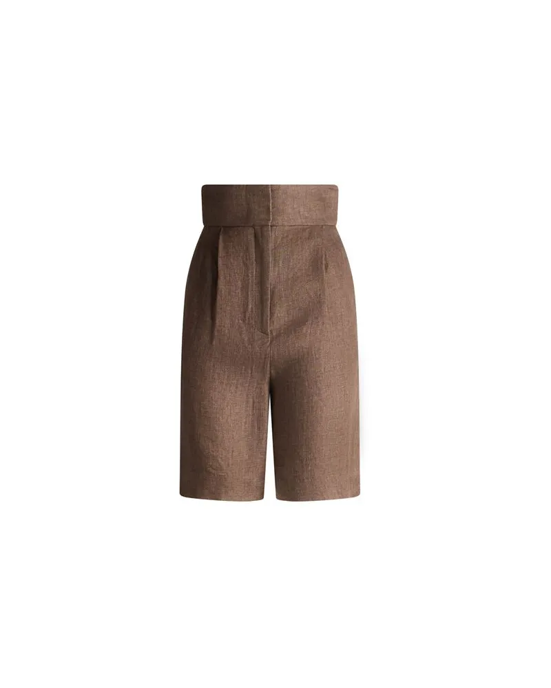 Elisabetta Franchi HOSEN & RÖCKE - Shorts & Bermudashortsauf YOOX.COM Hellbraun
