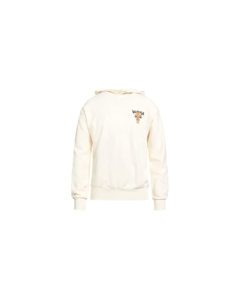 DISCLAIMER TOPS - Sweatshirtsauf YOOX.COM Cremeweiß