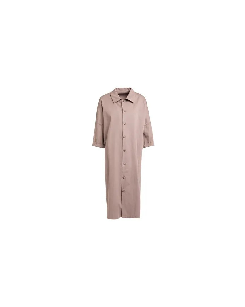 Y'S YOHJI YAMAMOTO KLEIDER - Midi-Kleiderauf YOOX.COM Maulwurfsgrau