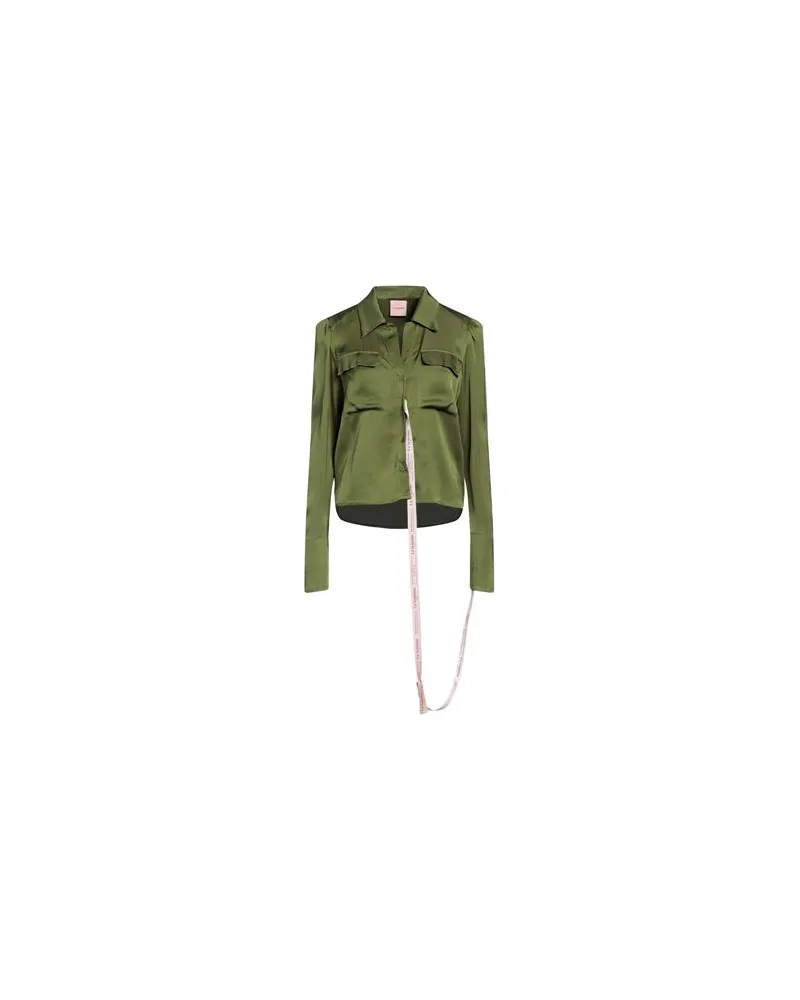 La Semaine Paris TOPS - Hemdenauf YOOX.COM Militärgrün