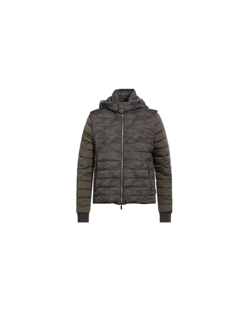 MOORER JACKEN & MÄNTEL - Pufferjacken & Daunenjackenauf YOOX.COM Militärgrün