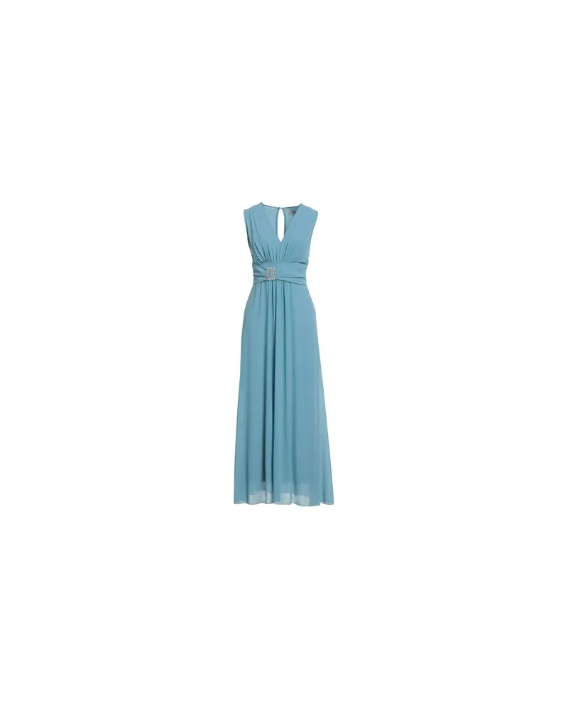Rinascimento KLEIDER - Maxi-Kleiderauf YOOX.COM Hellblau