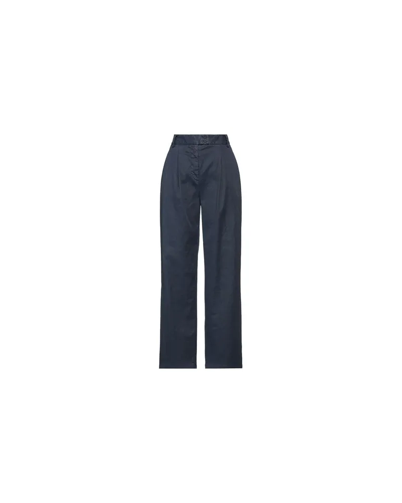 120% Lino HOSEN & RÖCKE - Hosenauf YOOX.COM Marineblau