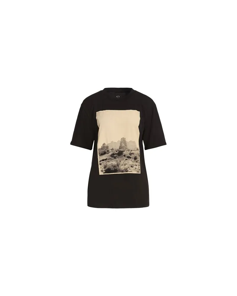 Armani Exchange TOPS - T-shirtsauf YOOX.COM Schwarz