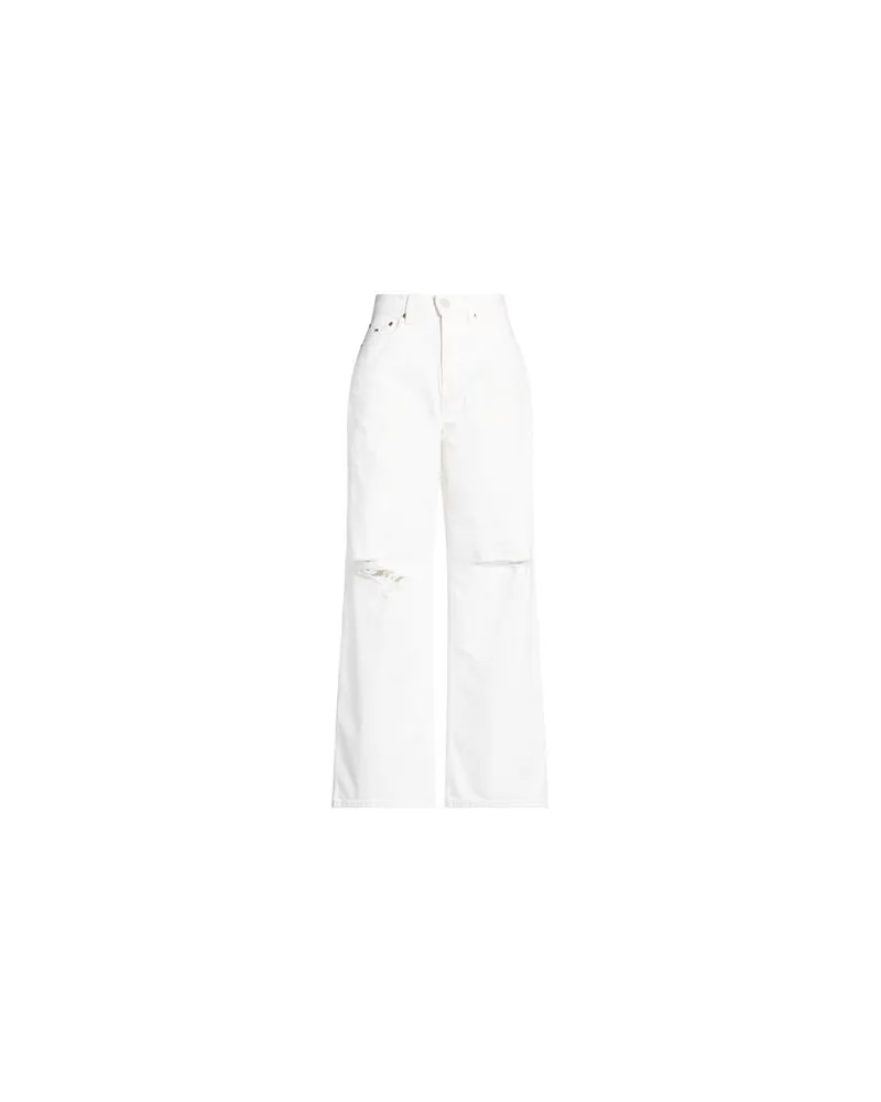Tommy Hilfiger HOSEN & RÖCKE - Jeanshosenauf YOOX.COM Weiß