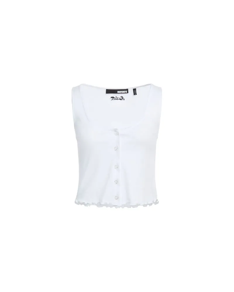 ROTATE Birger Christensen TOPS - Topsauf YOOX.COM Weiß