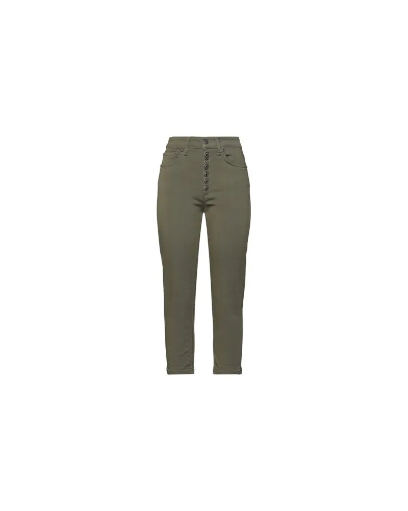 Dondup HOSEN & RÖCKE - Hosenauf YOOX.COM Militärgrün