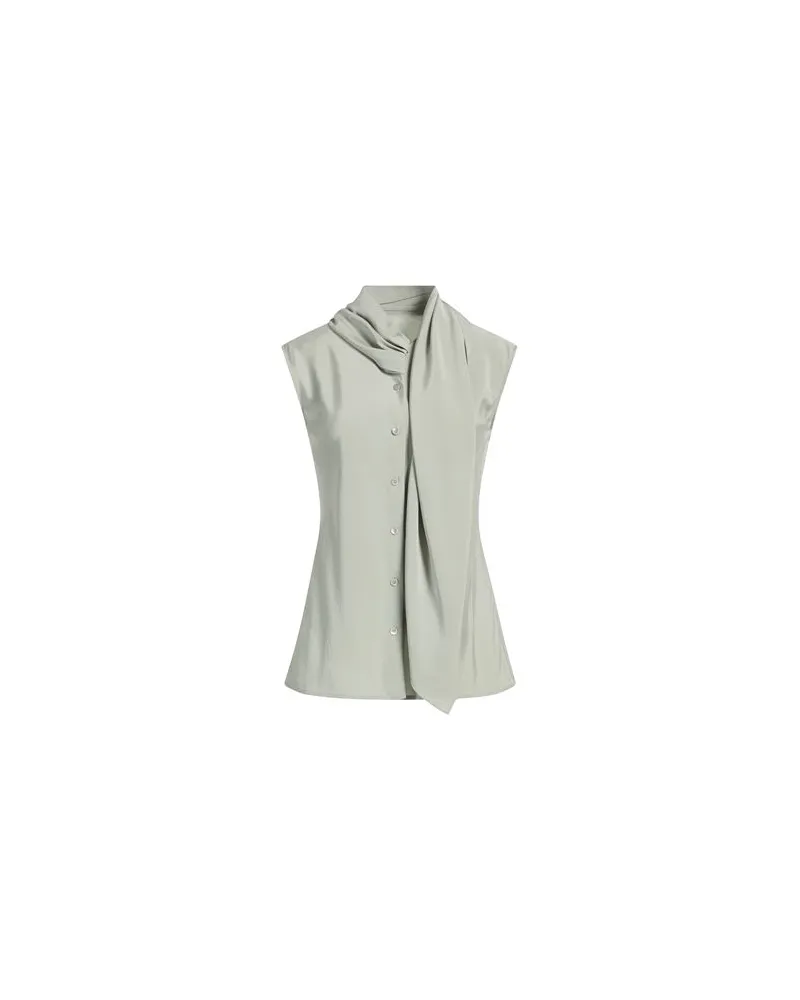 Alberta Ferretti TOPS - Hemdenauf YOOX.COM Salbeigrün