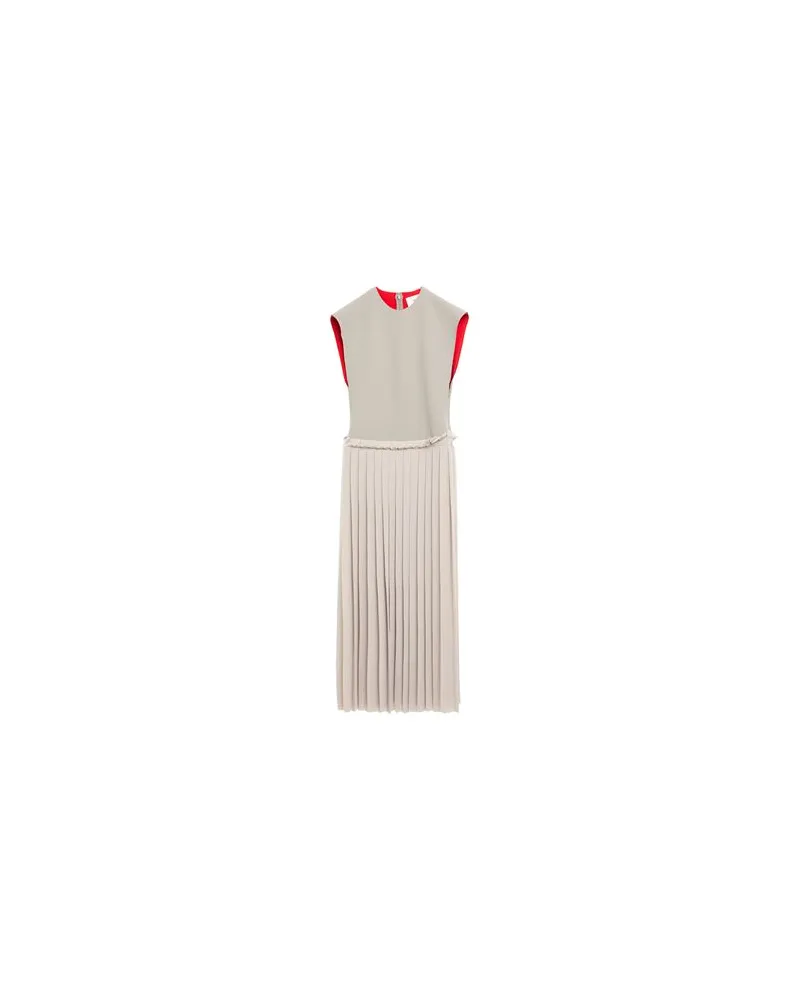 AMI Paris KLEIDER - Maxi-Kleiderauf YOOX.COM Maulwurfsgrau