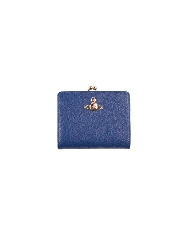 Vivienne Westwood Kleinlederwaren - Brieftaschenauf YOOX.COM Marineblau