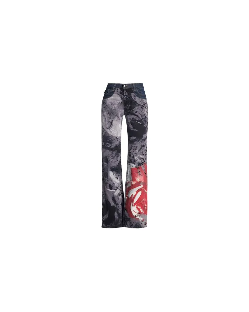 Just Cavalli HOSEN & RÖCKE - Jeanshosenauf YOOX.COM Dunkelviolett