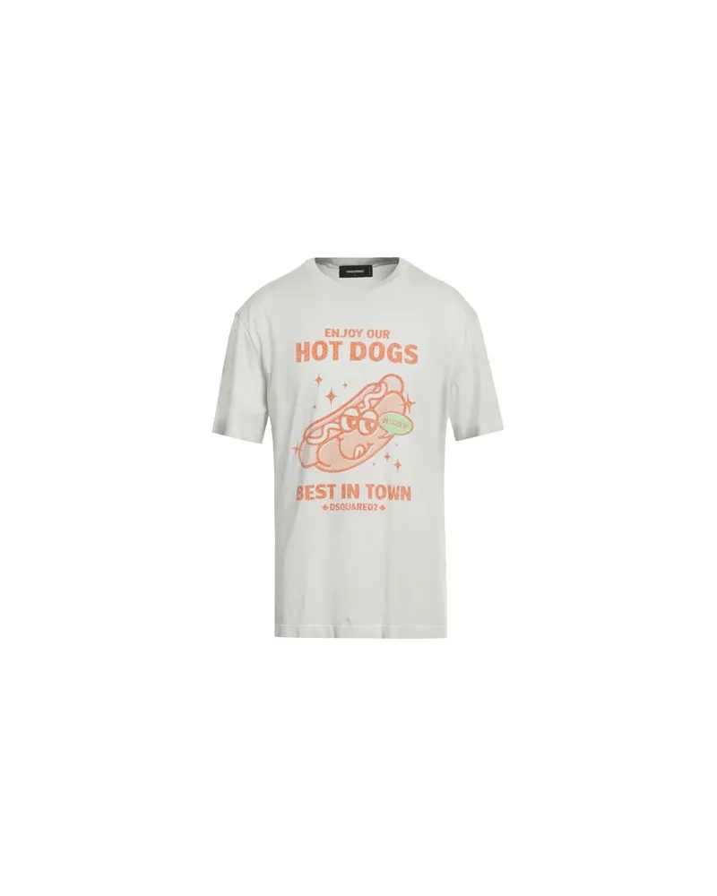Dsquared2 TOPS - T-shirtsauf YOOX.COM Hellgrau