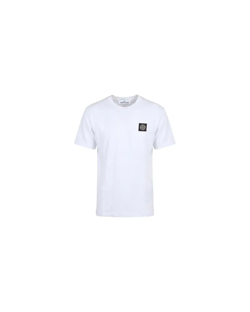 Stone Island TOPS - T-shirtsauf YOOX.COM Weiß