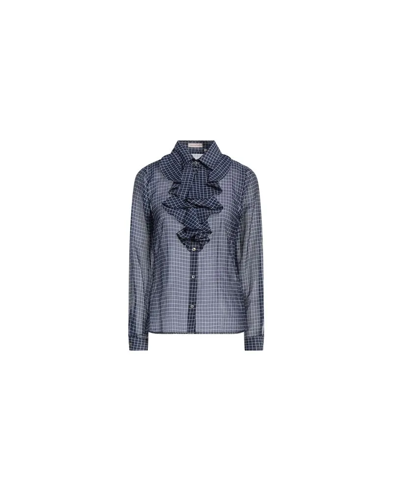 Camicettasnob TOPS - Hemdenauf YOOX.COM Nachtblau