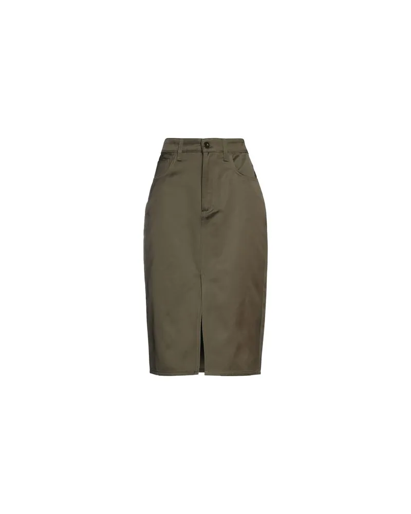 Department 5 HOSEN & RÖCKE - Midi-Röckeauf YOOX.COM Militärgrün
