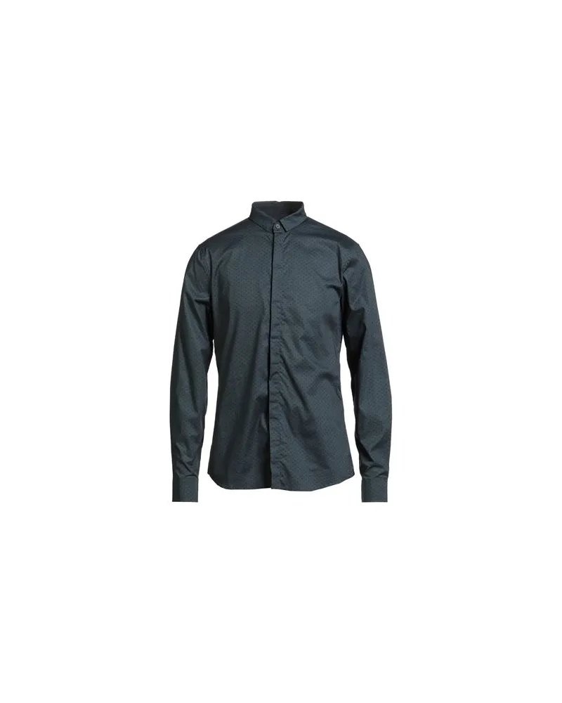 Armani Exchange TOPS - Hemdenauf YOOX.COM Taubenblau