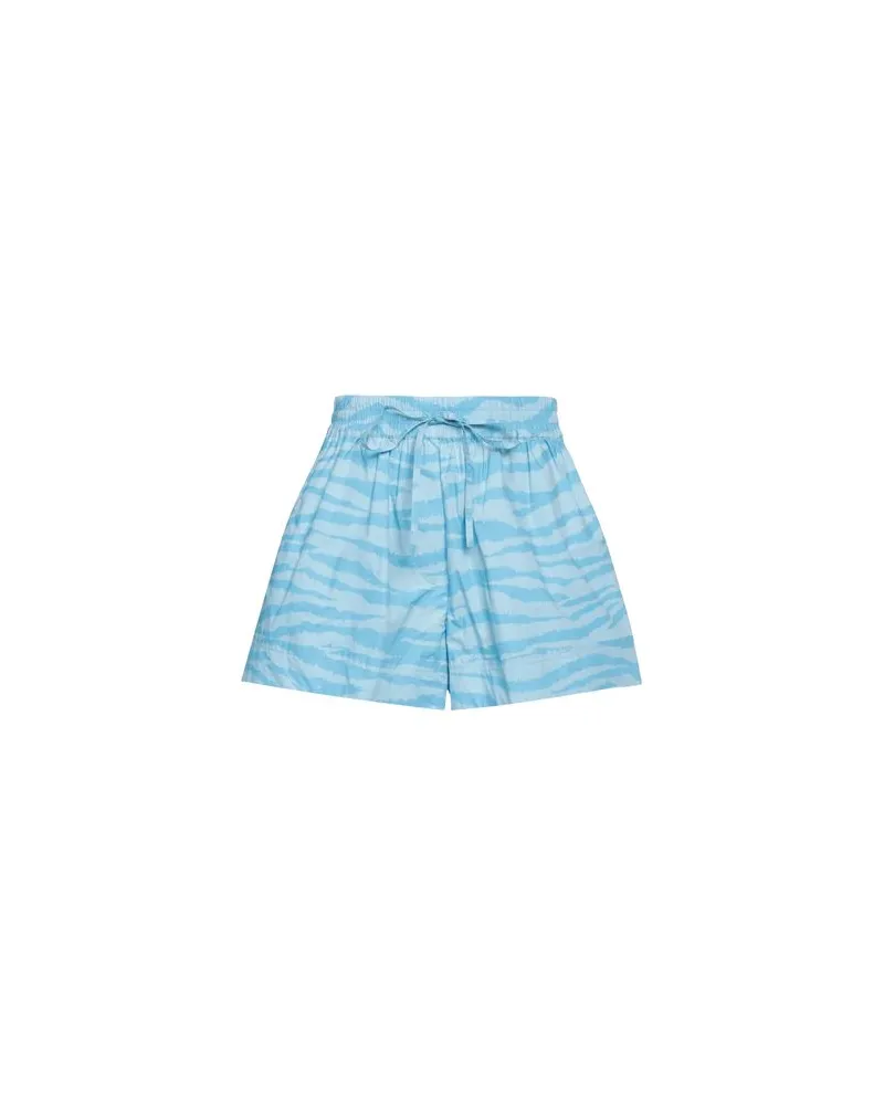 Ganni HOSEN & RÖCKE - Shorts & Bermudashortsauf YOOX.COM Azurblau