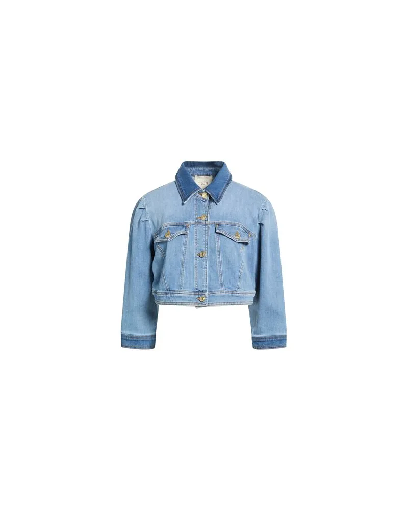 NENETTE BLUE - JACKEN & MÄNTEL - Jeansjacken/Mäntelauf YOOX.COM Blau