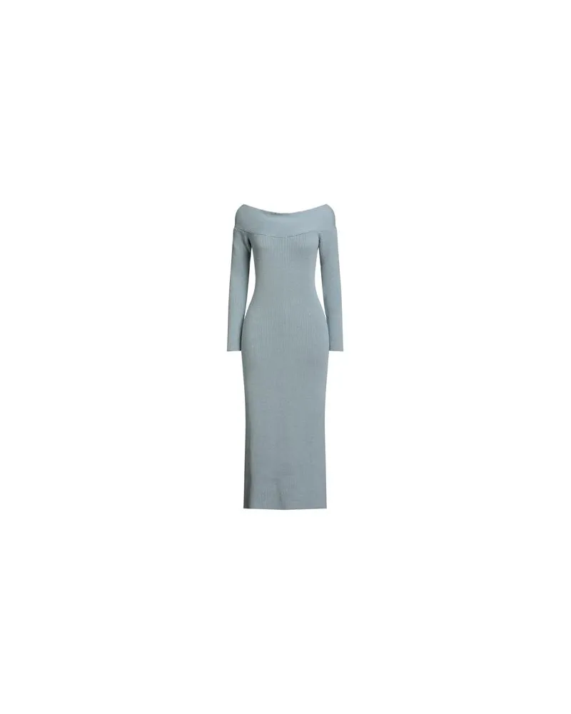 Soallure KLEIDER - Midi-Kleiderauf YOOX.COM Himmelblau