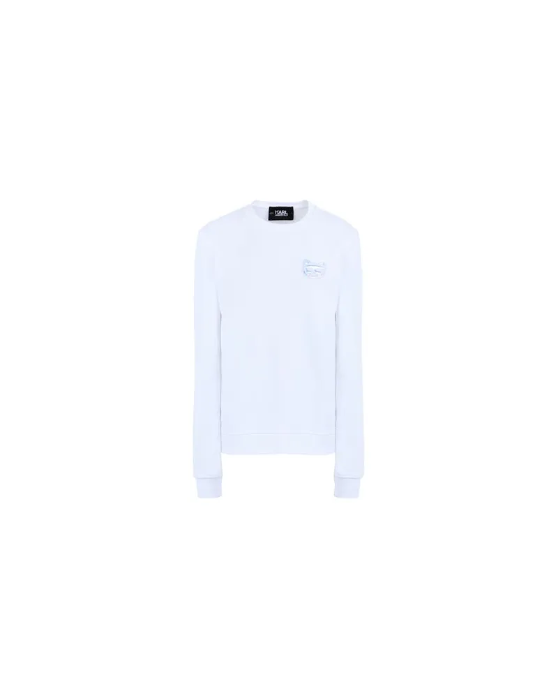 Karl Lagerfeld MINI IKONIK CHOUPETTE SWEAT  - TOPS - Sweatshirtsauf YOOX.COM Weiß