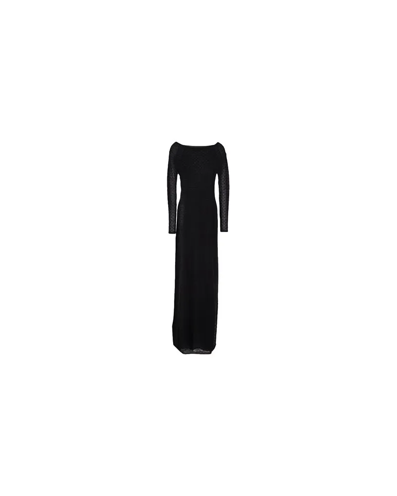 DEL CORE KLEIDER - Maxi-Kleiderauf YOOX.COM Schwarz
