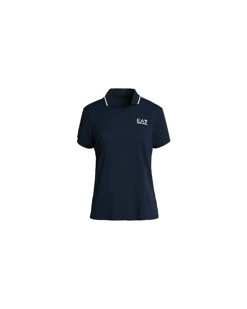 EA7 TOPS - Poloshirtsauf YOOX.COM Marineblau