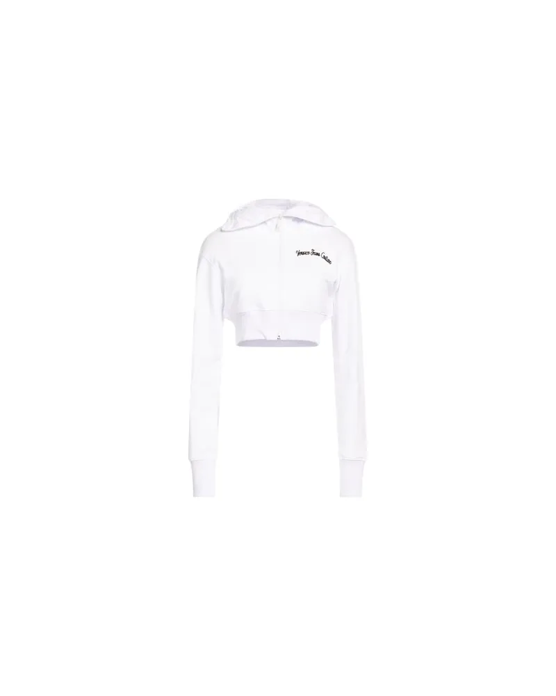 Versace Jeans TOPS - Sweatshirtsauf YOOX.COM Weiß