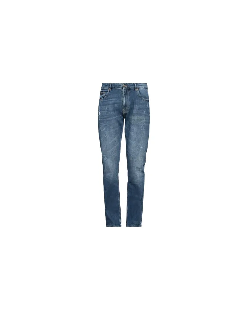 Versace Jeans HOSEN & RÖCKE - Jeanshosenauf YOOX.COM Blau