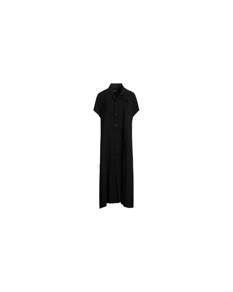 Y'S YOHJI YAMAMOTO KLEIDER - Midi-Kleiderauf YOOX.COM Schwarz
