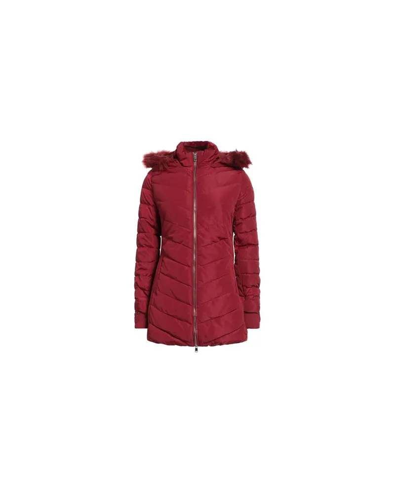 Guess JACKEN & MÄNTEL - Pufferjacken & Daunenjackenauf YOOX.COM Ziegelrot