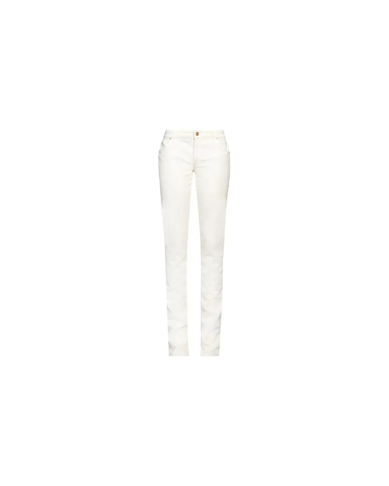 Blumarine HOSEN & RÖCKE - Jeanshosenauf YOOX.COM Elfenbein